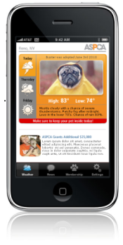 ASPCA PetWeather Mobile App